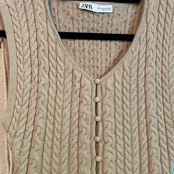 Zara Cable Knit Top - Picture 6 of 7